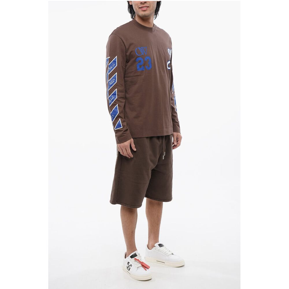 Printed RAIN DRUM Long Sleeved T-shirt