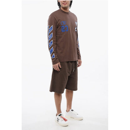 Printed RAIN DRUM Long Sleeved T-shirt