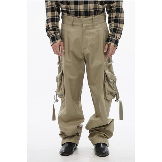 High Waisted Cargo Pants With Zipped Pockets