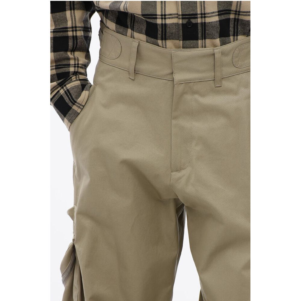 High Waisted Cargo Pants With Zipped Pockets