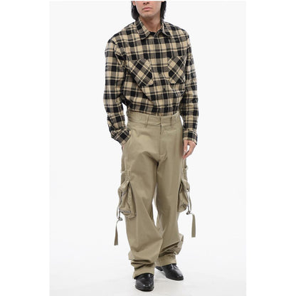High Waisted Cargo Pants With Zipped Pockets