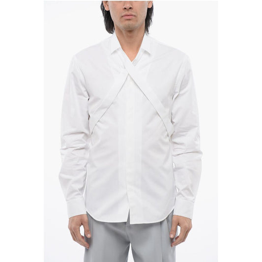 Long Sleeved Shirt With Criss-Cross Detail