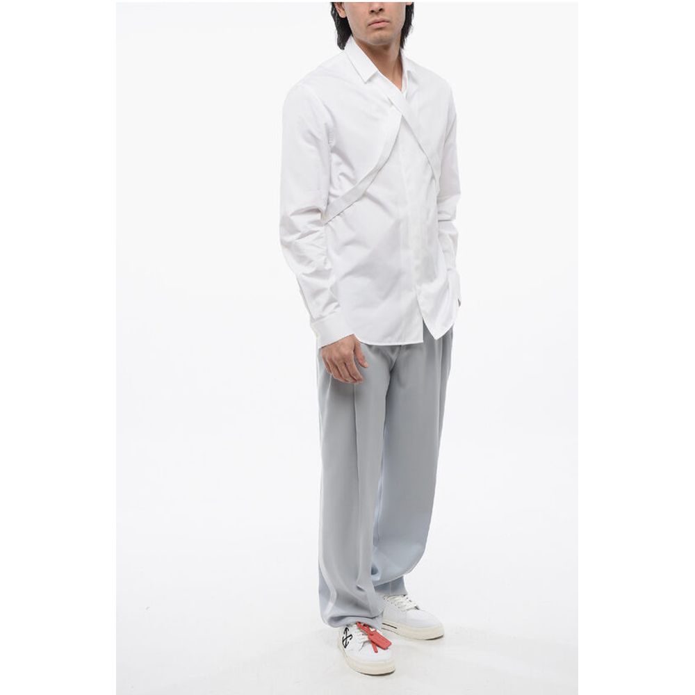 Long Sleeved Shirt With Criss-Cross Detail
