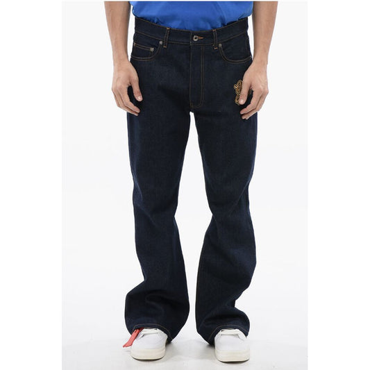 Embroidered Flare-Fit 90SLOGO Jeans