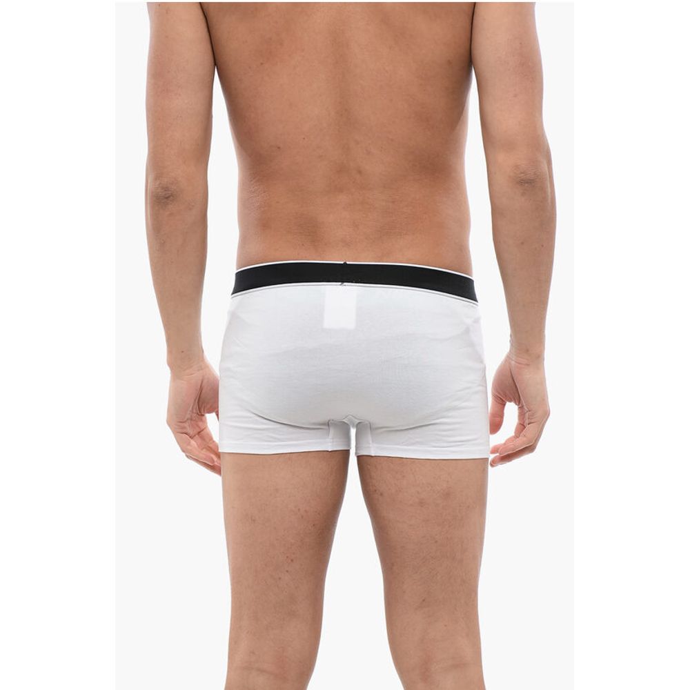 Set of 2 Stretch Cotton Boxer with Logoed Elastic Band