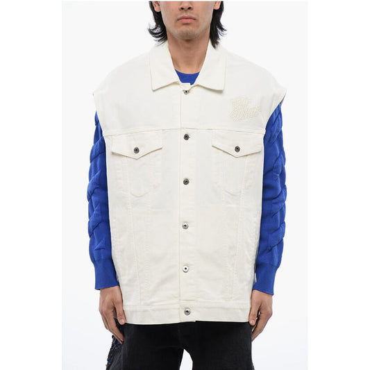 Oversized 90SLOGO Denim Vest