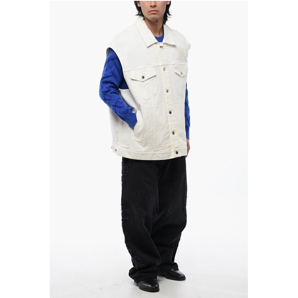 Oversized 90SLOGO Denim Vest