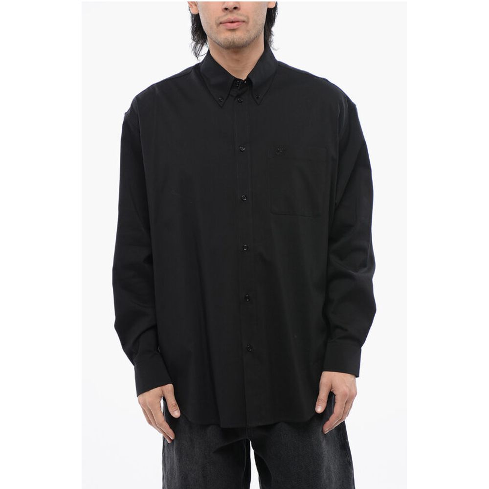 Buttons Down Solid Color Shirt