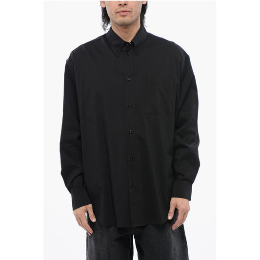 Buttons Down Solid Color Shirt