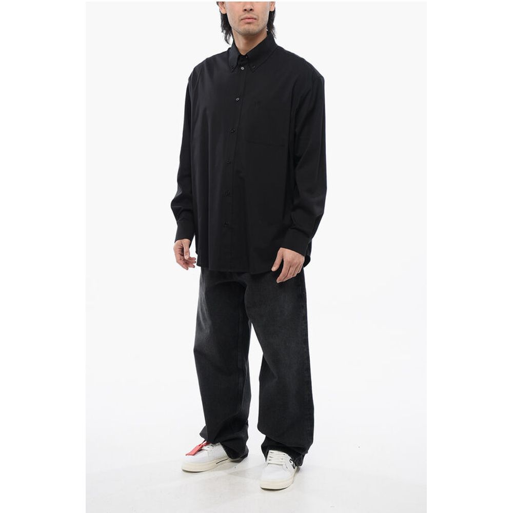 Buttons Down Solid Color Shirt