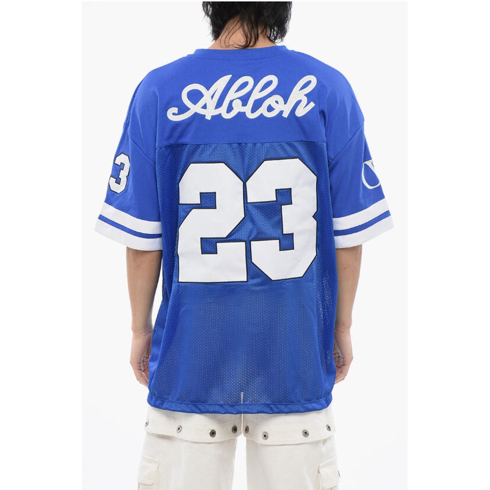 Embroidered Mesh FOOTBALL T-shirt