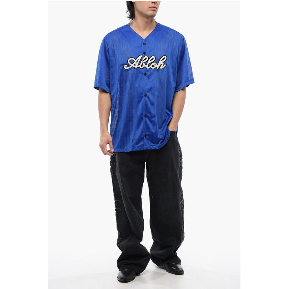 Front Embroidered BASEBALL Mesh Shirt