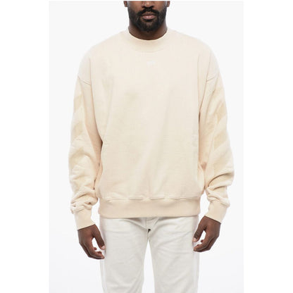 Solid Color CORNELY DIAGS SKATE Crew-neck Sweatshirt with Em