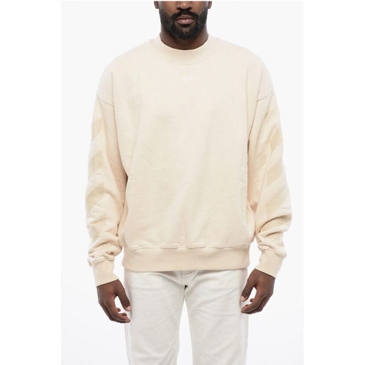 Solid Color CORNELY DIAGS SKATE Crew-neck Sweatshirt with Em
