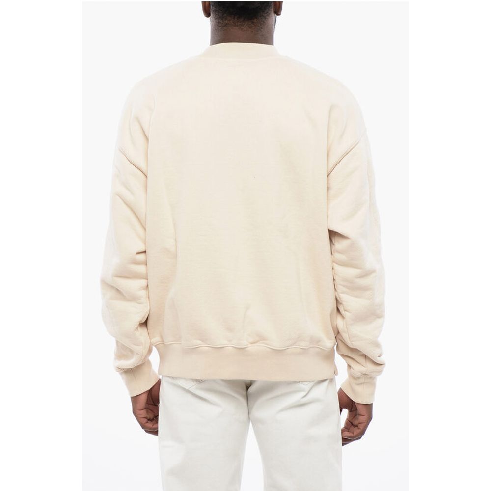 Solid Color CORNELY DIAGS SKATE Crew-neck Sweatshirt with Em