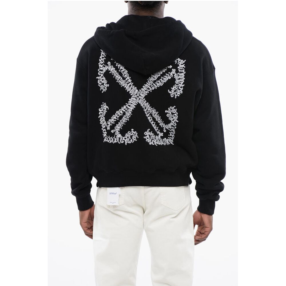 Hoodie TATTOO ARROW ZIP SKATE with 2 Pockets and Zip Closure