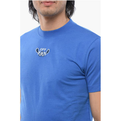 Bandana Motif Crew-neck T-shirt