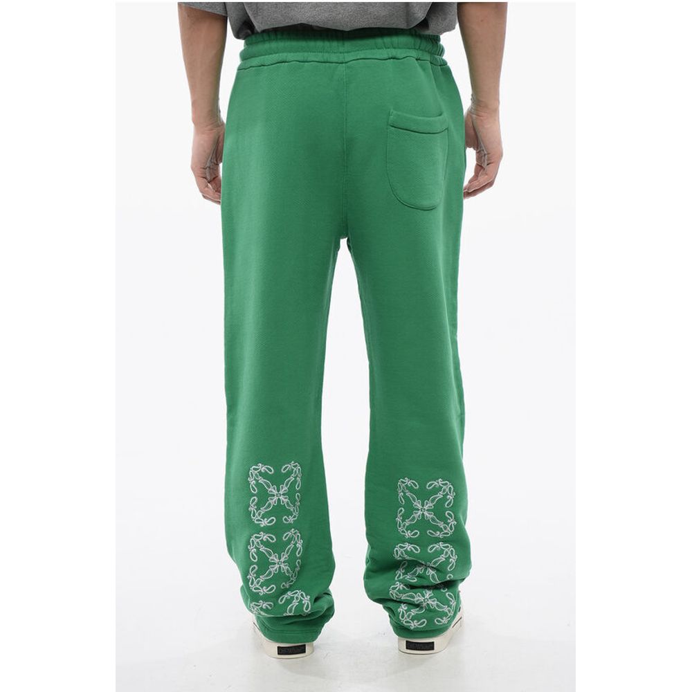 Embroidered BANDANA ARROW Joggers