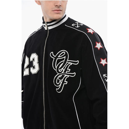 Terry NATLOVER VARSITY Track Sweatshirt with Tape Detail
