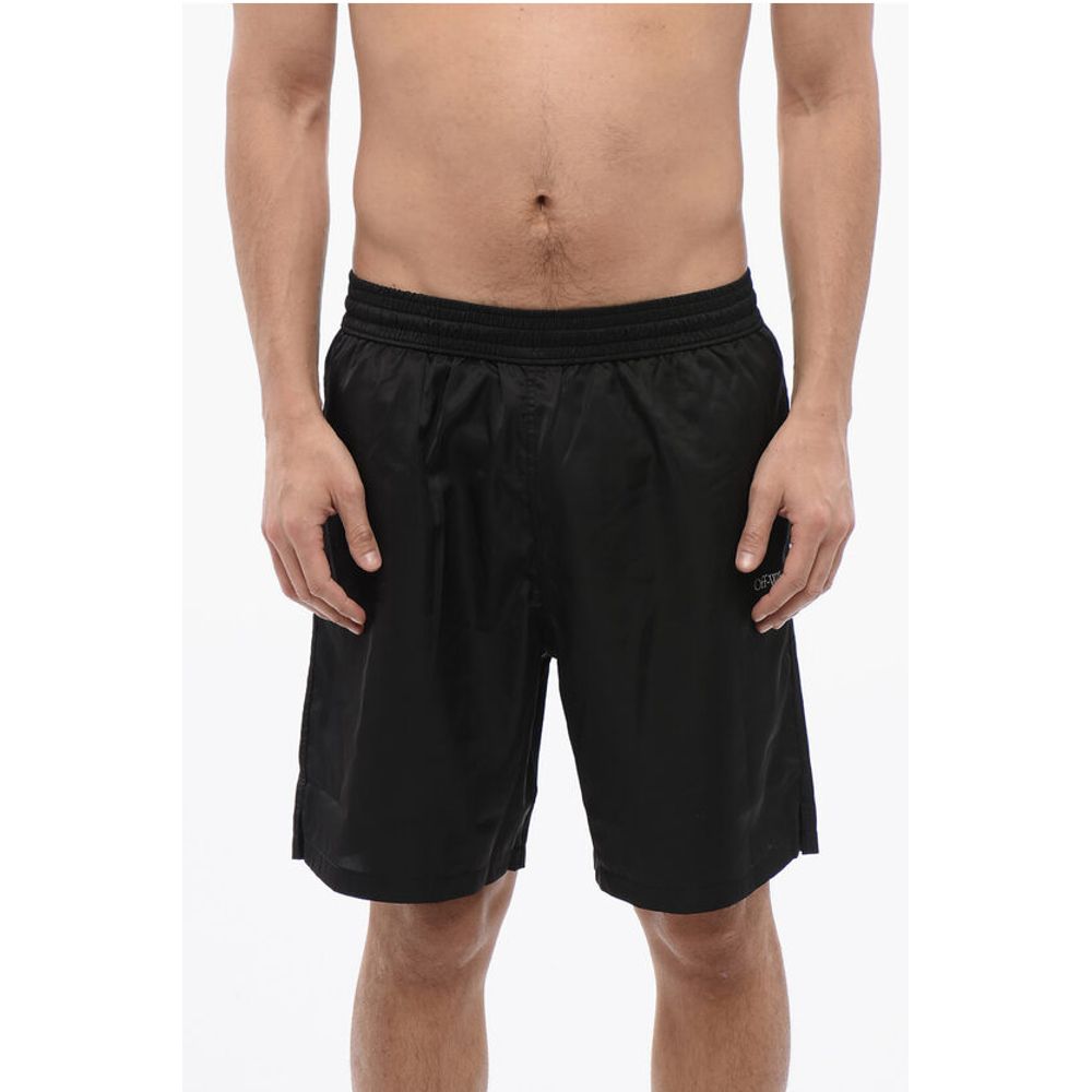 Logo Printed Swim Shorts