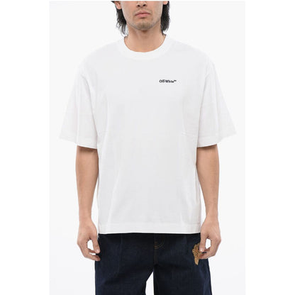 Embroidered TATTOO ARROW SKATE Crewneck T-Shirt