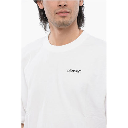 Embroidered TATTOO ARROW SKATE Crewneck T-Shirt