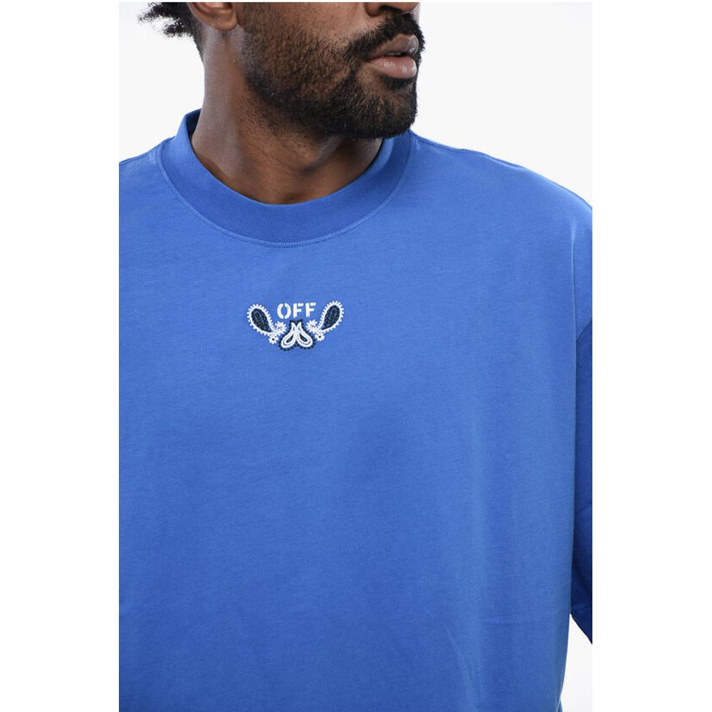 Embroidered BANDANA ARROW Crewneck T-Shirt