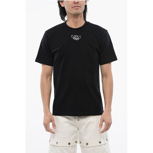 Slim-Fit BANDANA Embroidered T-shirt