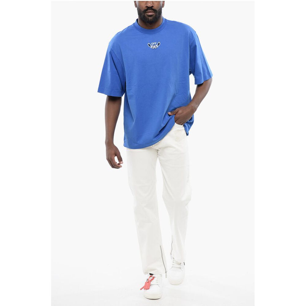 Embroidered BANDANA ARROW Crewneck T-Shirt
