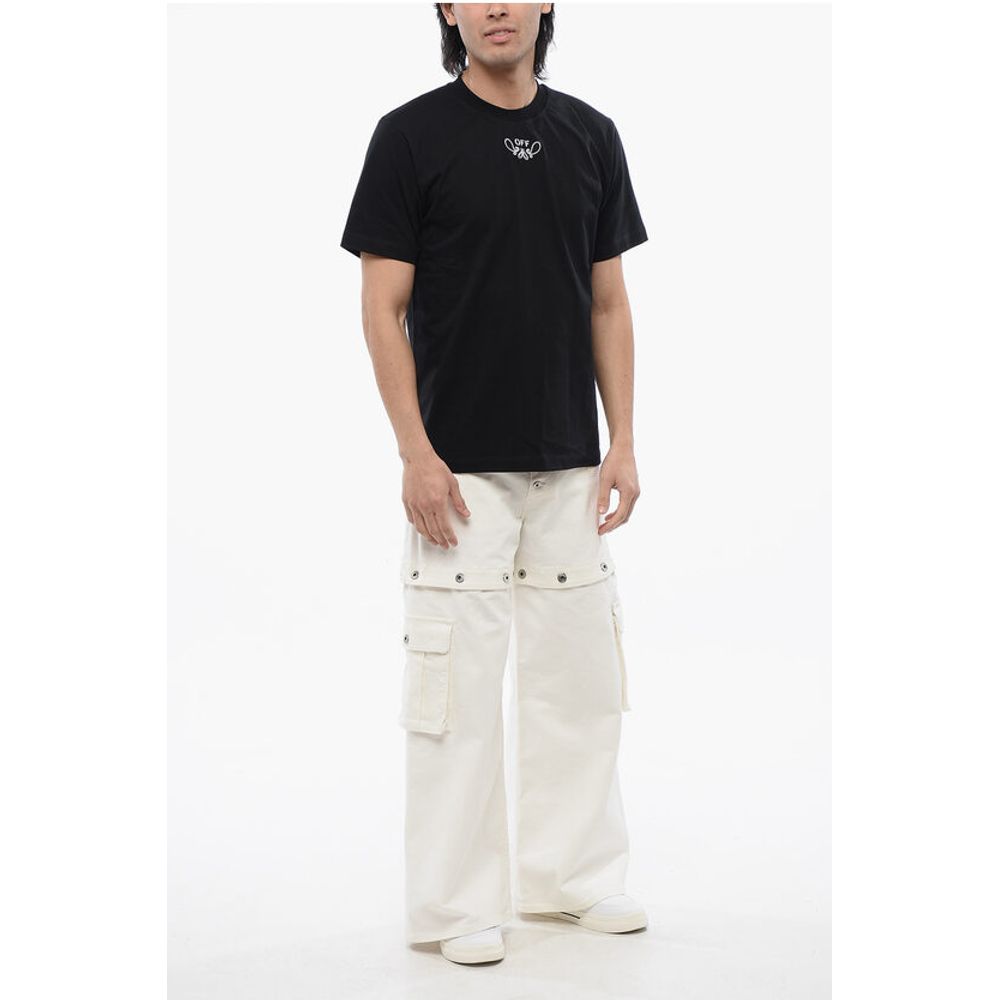 Slim-Fit BANDANA Embroidered T-shirt
