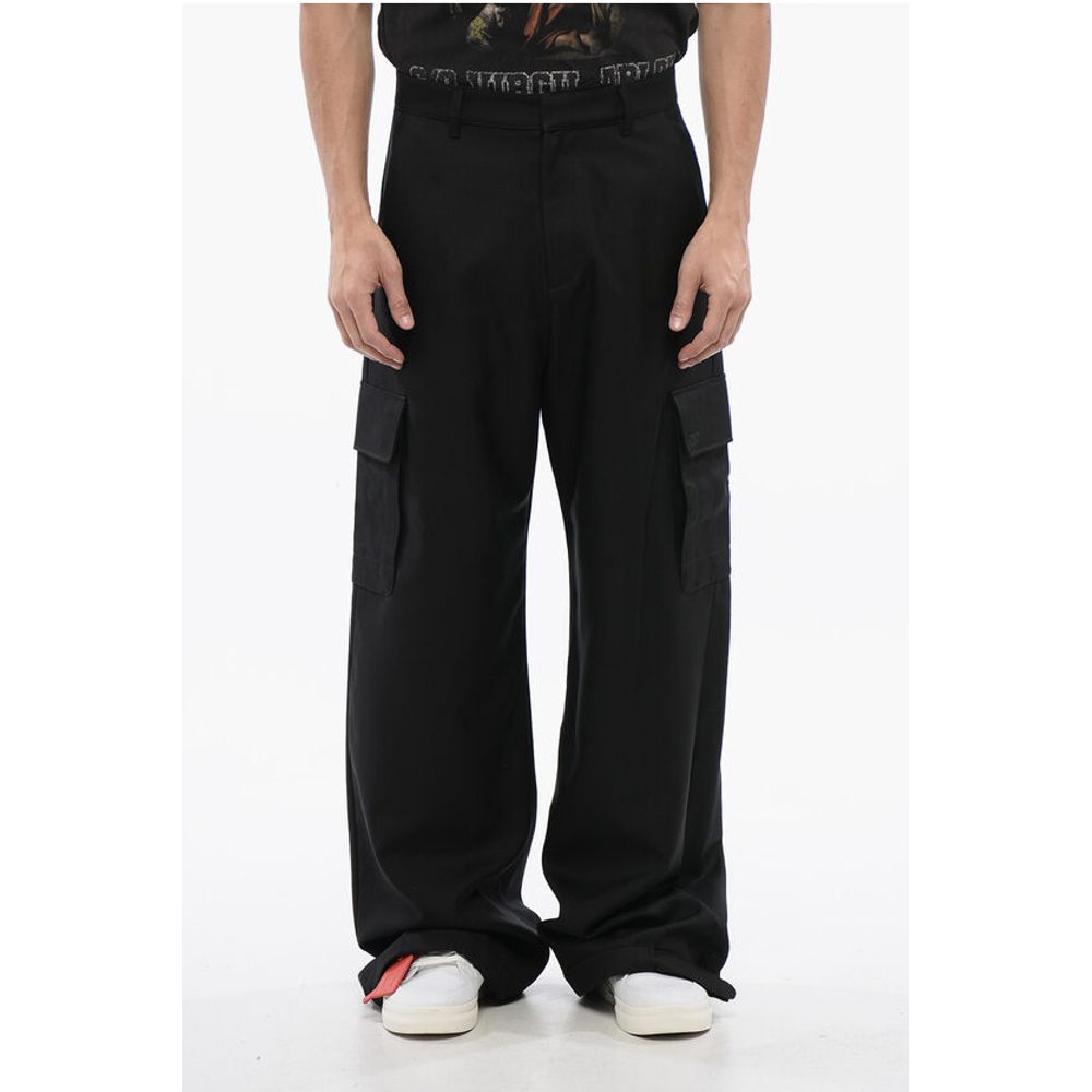 High Waisted DRILL Cargo Pants