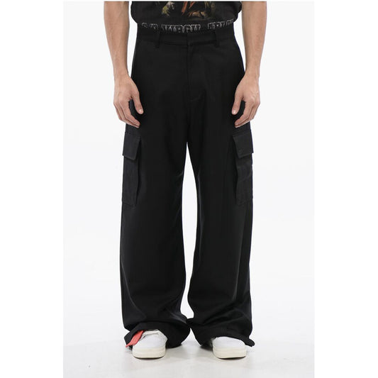 High Waisted DRILL Cargo Pants