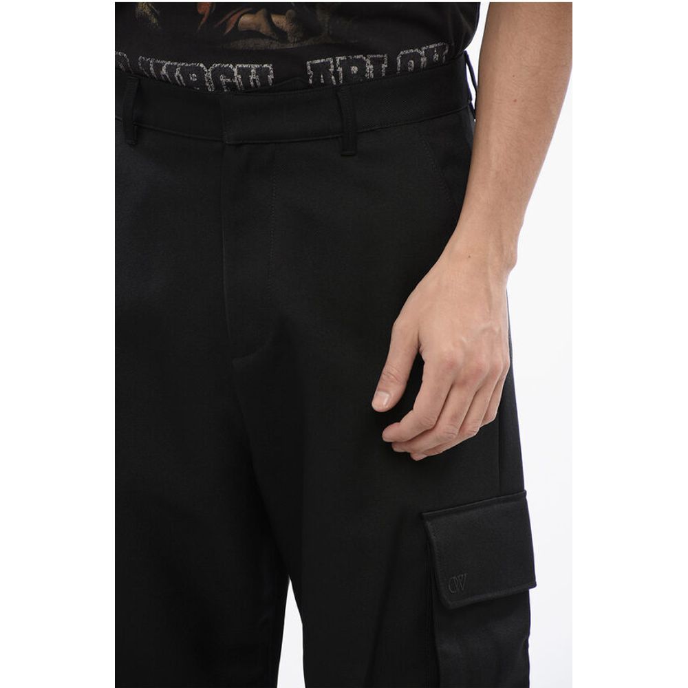 High Waisted DRILL Cargo Pants
