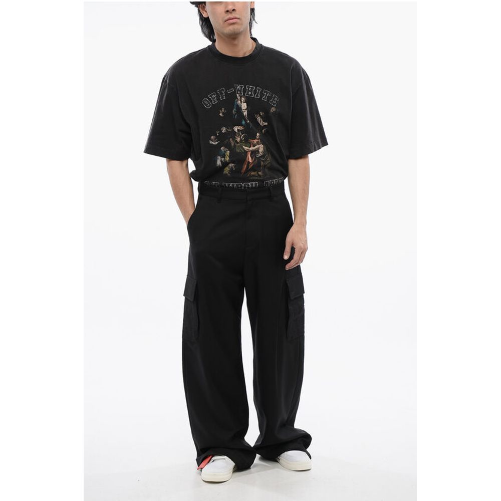 High Waisted DRILL Cargo Pants