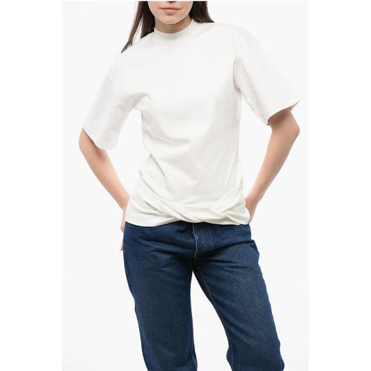 Solid Color Crew-neck T-shirt