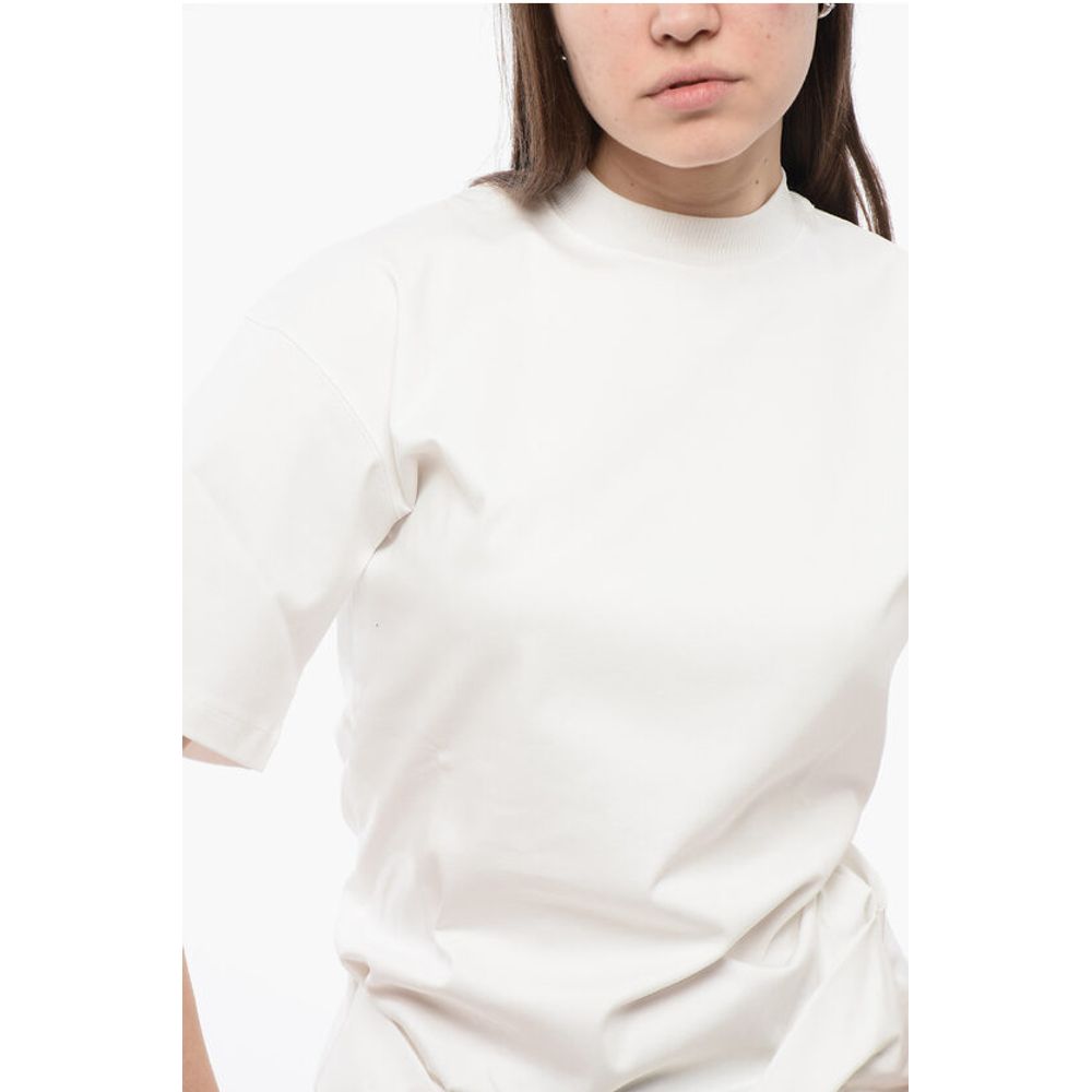 Solid Color Crew-neck T-shirt