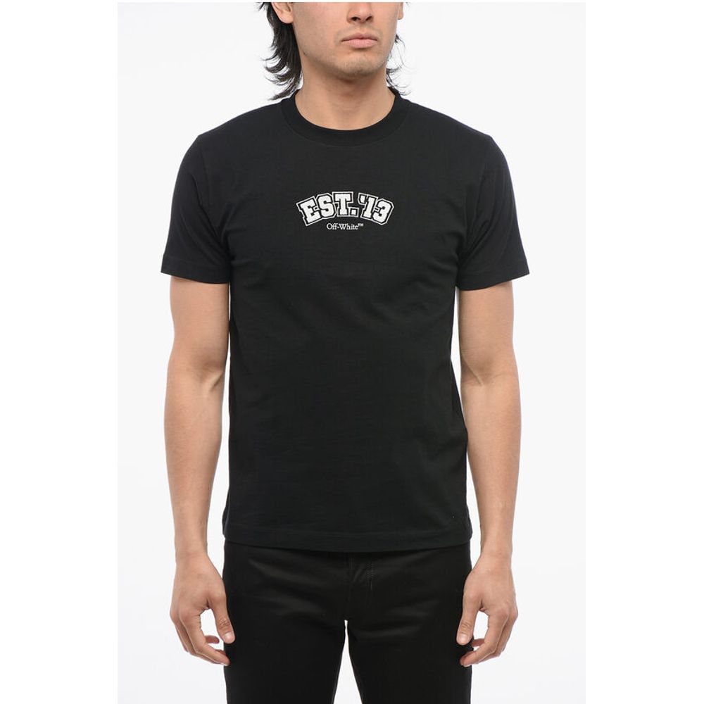 LOGIC Printed Slim Fit Crew-neck T-Shirt