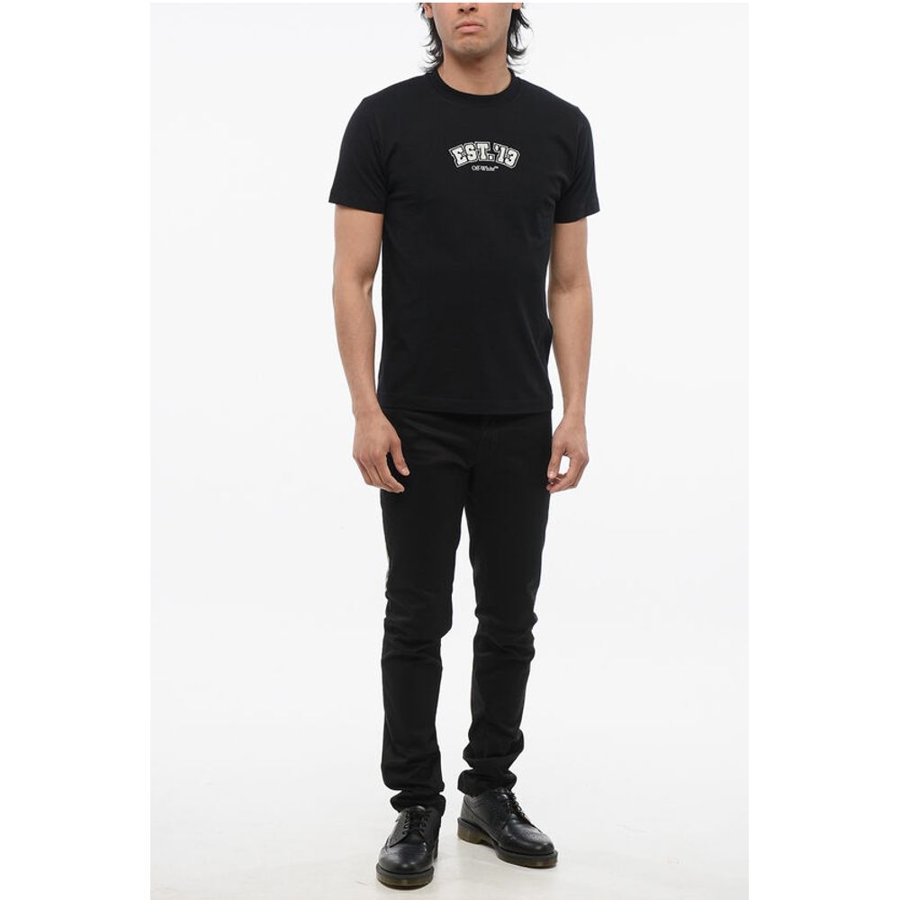 LOGIC Printed Slim Fit Crew-neck T-Shirt