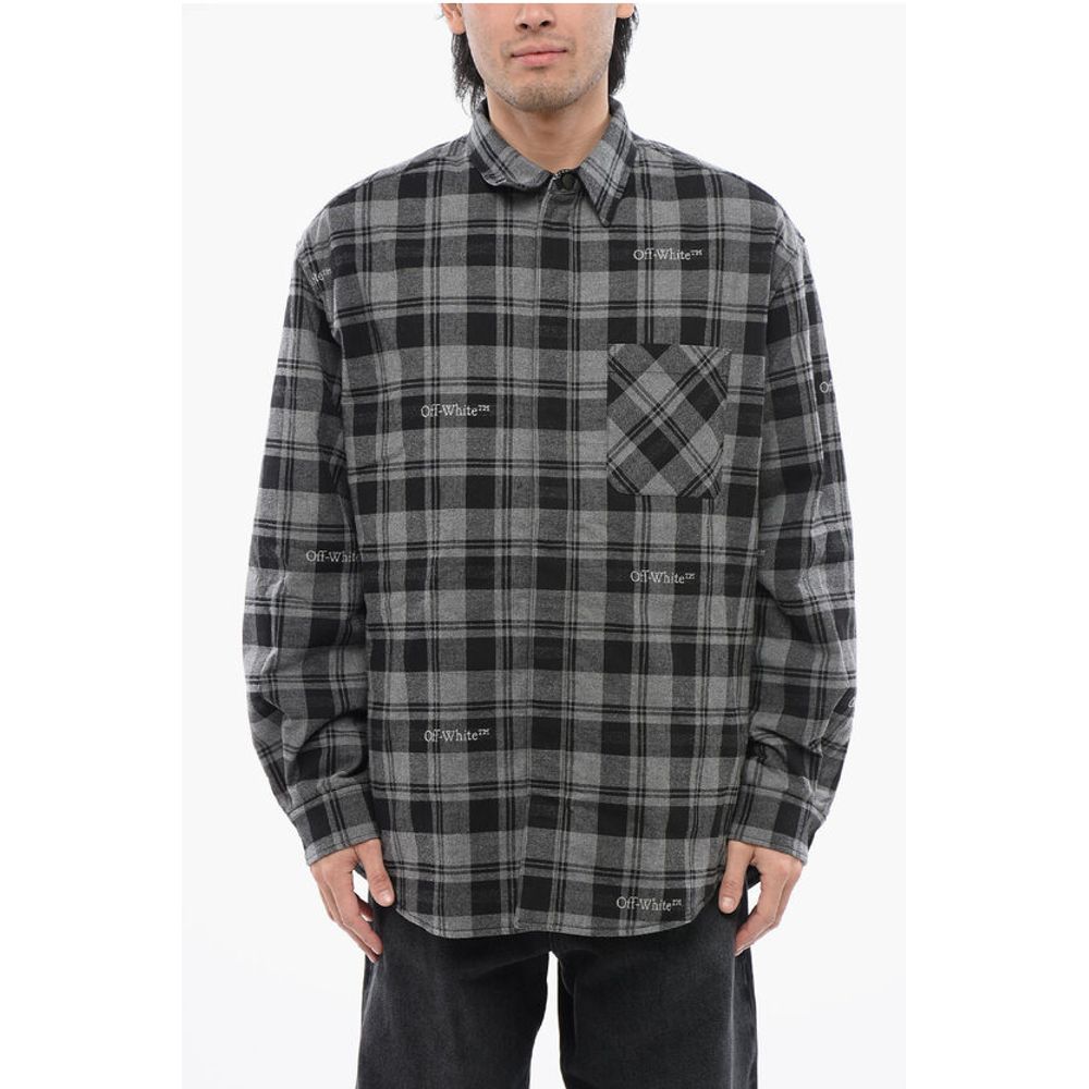 Checkered Padded Overshirt