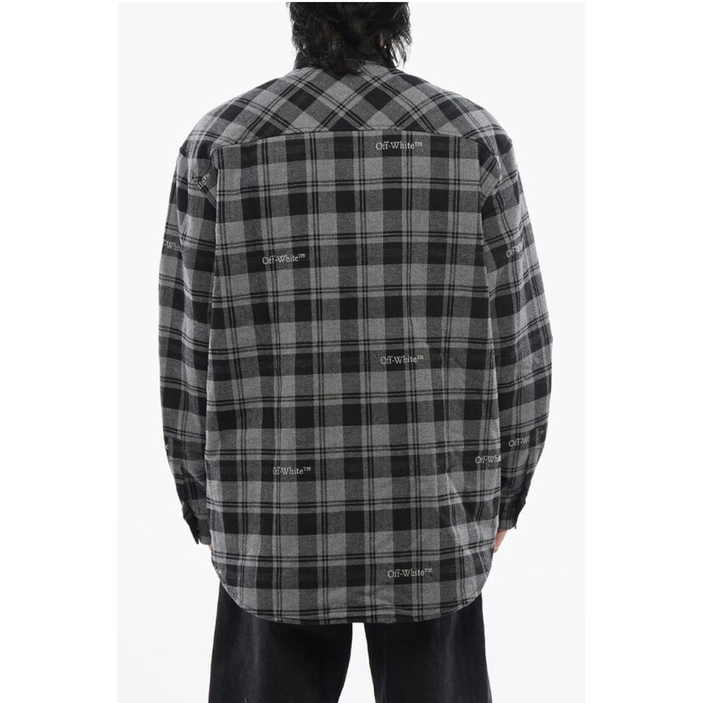 Checkered Padded Overshirt