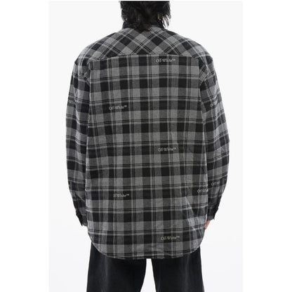 Checkered Padded Overshirt