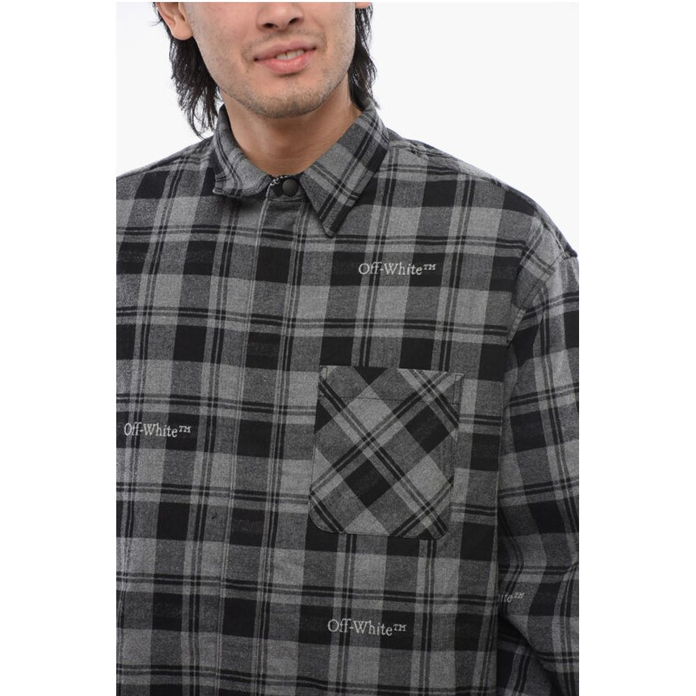 Checkered Padded Overshirt