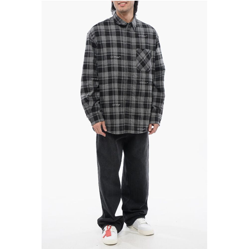 Checkered Padded Overshirt