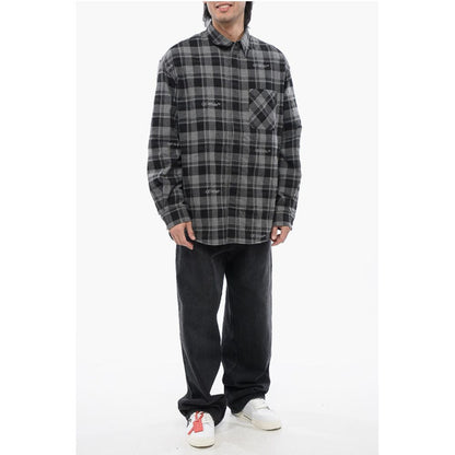 Checkered Padded Overshirt
