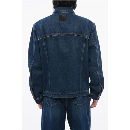 Denim Jacket With Zip Detail