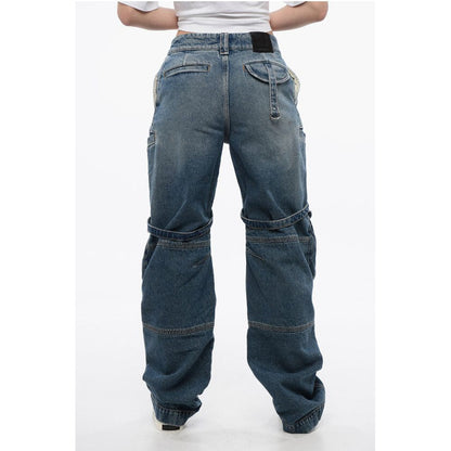 Loose Fit Cargo Jeans with Regular Waist