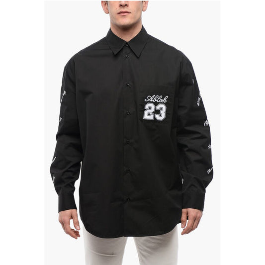Embroidered 23 Cotton Shirt
