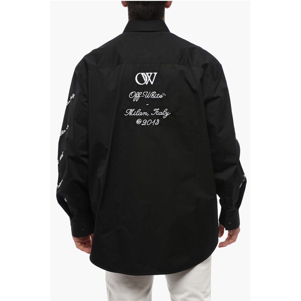 Embroidered 23 Cotton Shirt