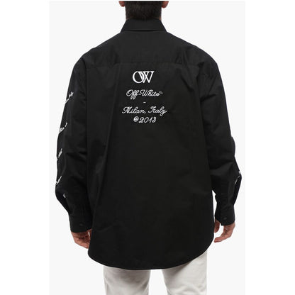Embroidered 23 Cotton Shirt