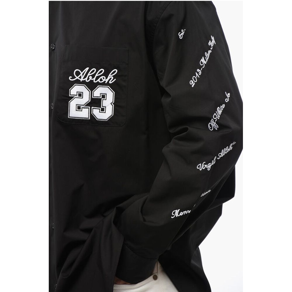 Embroidered 23 Cotton Shirt